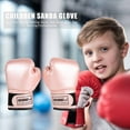 thumbnail image 3 of Boxing Gloves for Kids Youth Age 3-12 Years,PU Leather Sponge Filled for Toddler and Youth for Thai Boxing Training(Pink), 3 of 5