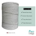 thumbnail image 5 of Durable Loom Warp Thread (Gray), 8/4 Warp Yarn (800 Yards), Perfect for Weaving: Carpet, Tapestry, Rug, Blanket or Pattern - Warping Thread for Any Loom, 5 of 5
