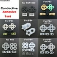 thumbnail image 2 of 1ensemble Remplacement Coussinets en Silicone Conducteur D Bouton en Caoutchouc pour PS2 PS2 PS3 PS4 PSP1000 Pièce de Réparation de Contrôleur pour PS4 Jds-050 1ensemble, 2 of 5