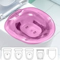 thumbnail image 5 of Ycandiee Sitz Bath for Hemorrhoids, Sitz Bath for Toilet Seat with Flusher, Cleansing Basin Sitting Bath Hip Bath Tub, Women Elderly Toilet Seat Sitz Bath Basin for Travel Hotel, 5 of 7