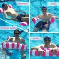 thumbnail image 4 of Season Toys inflatable Water Hammock, Pink, 2 Count, 4 of 8