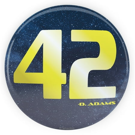 - Tenacitee 42 Pinback Button, 2.25