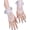 White, variant on Women's Bow Fingerless Lace Gloves Mesh Sheer Gothic Glove for Tea Party