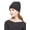 Black, variant on Weave Pattern Knit Beanie, Black