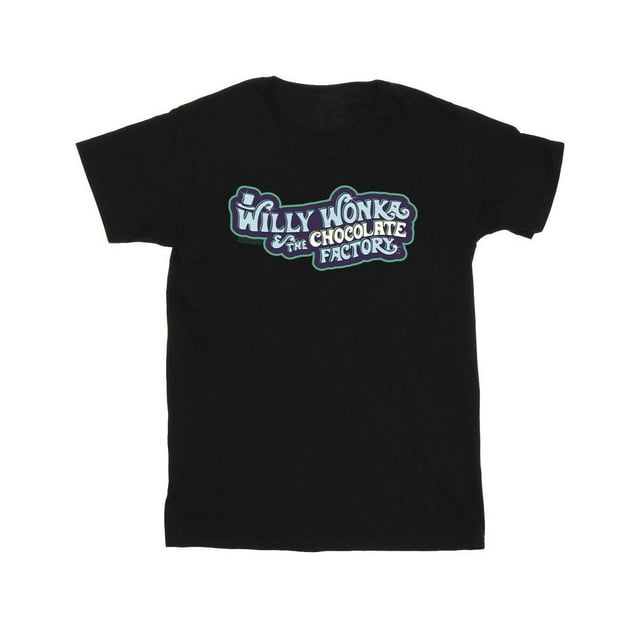 Willy Wonka T-Shirt Logo Usine de Chocolat pour Hommes