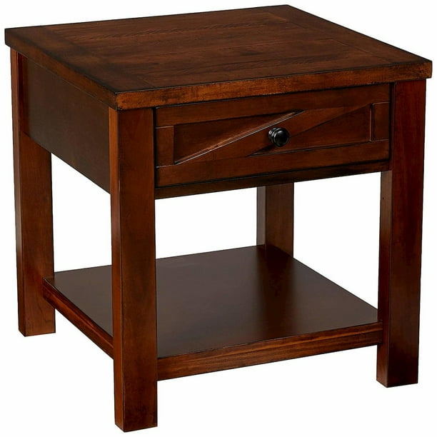 Simmons Casegoods Rustic Oak End Table