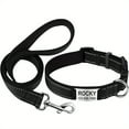 thumbnail image 1 of Pamper Your Dog with Our Luxurious Customized Reflective Dog Collar & Leash Set!, 1 of 5