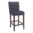 thumbnail image 2 of Home Square 29" Fabric Parsons Barstool in Textured Navy - Set of 3, 2 of 2