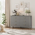 thumbnail image 3 of Kojooin Commo pour Chambre avec 6 Tiroirs, Commode Moderne Extra Grand de 54 Pouces et Meuble Télé pour Salon, 3 of 8