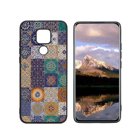 tile-aesthetic Phone Case, Degined for Moto G Play 2021 Case Men Women, Flexible Silicone Shockproof Case for Moto G Play 2021