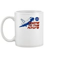 thumbnail image 1 of NASA Nasa Flying To The Future Mug Unisex's -NASA Designs, 1 of 4