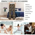 thumbnail image 5 of FREEAMG Chic Pattern Floral Drawstring Lounge Wide Leg Pajama Sleepwear Bottom, 5 of 5