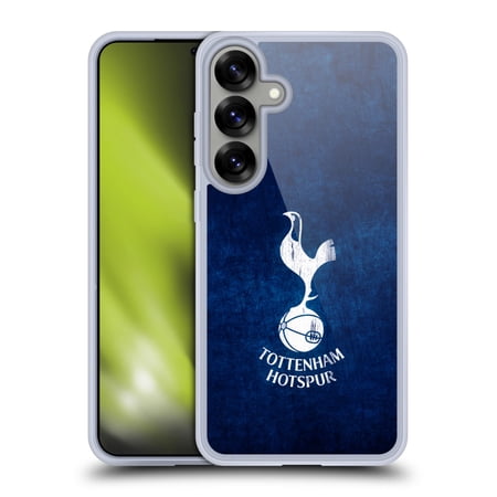 Head Case Designs Tottenham Hotspur F.C. Badge Distressed Soft Gel Case for Samsung Galaxy S25+