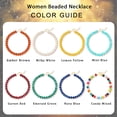 thumbnail image 3 of APSVO 18K Gold Plated Rainbow Chunky Beaded Necklaces for Women Boho Choker Chain Fashion Statement Accessories Prom Wedding Birthday Summer Jewelry Gifts Mom Girlfriend Adults Lady Wife Teen Her, 3 of 7