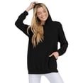 thumbnail image 3 of YELETE Women’s No Strings Attached Hoodie, Black L, 3 of 4
