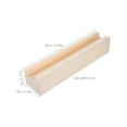 thumbnail image 2 of OUNONA Anti Slip Design Wooden Mirror Stand For Living Room With Makeup Mirror Bracket 1Set, 2 of 7
