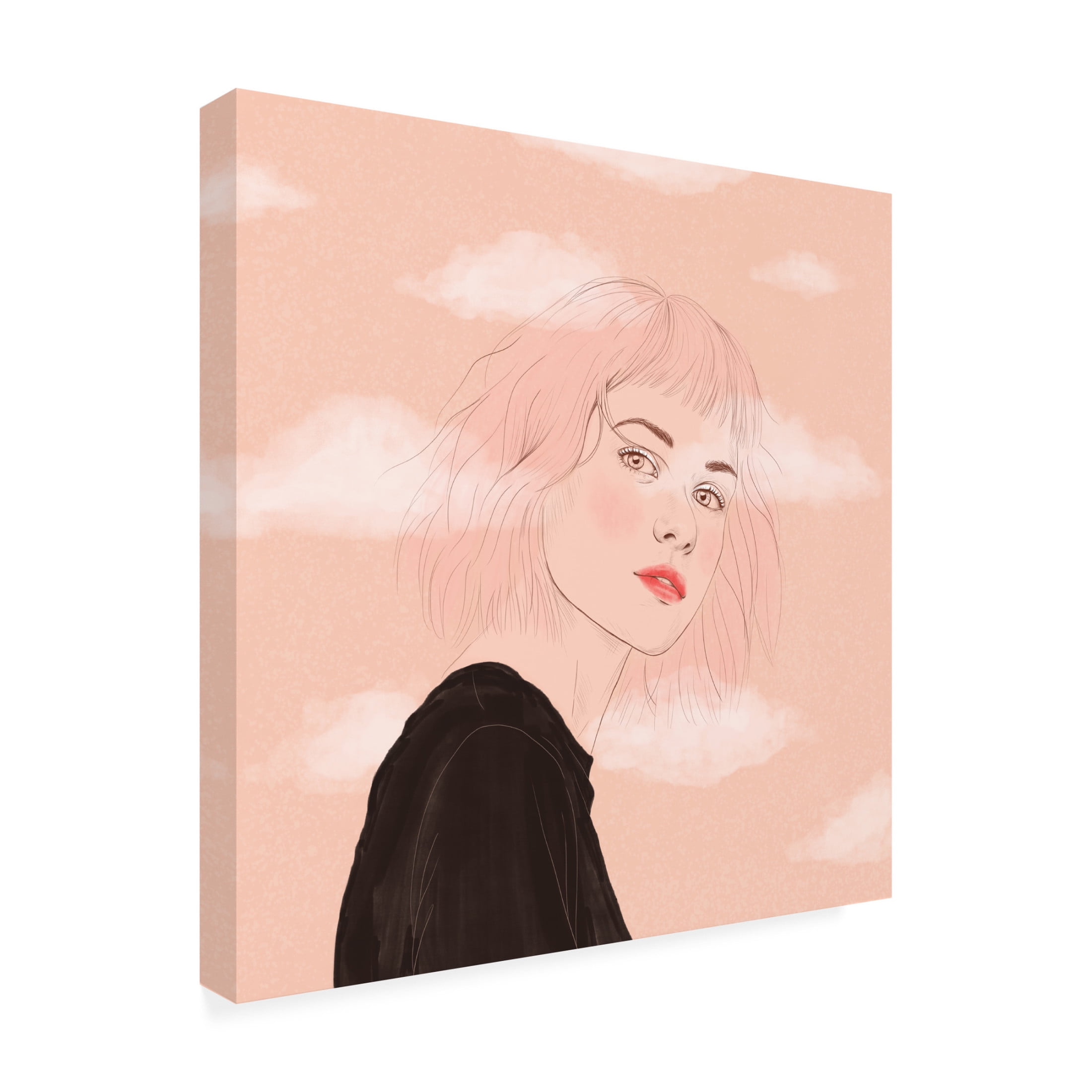 Trademark Fine Art Petra Holikova Head in the Clouds Canvas Wall Art