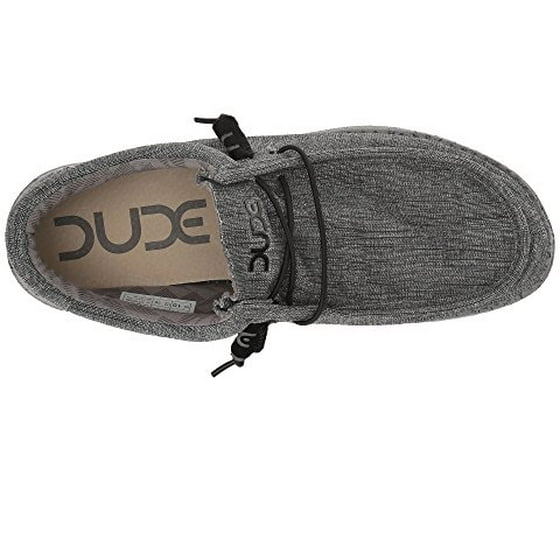 Hey Dude Hey Dude Men's Wally Stretch Shoes (12 D(M) US, Steel