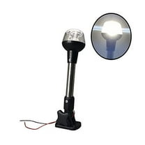 Pactrade Marine Adjustable Folding All Round Pole LED Light Navigation Stainless St.
