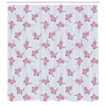 thumbnail image 3 of Ambesonne Cat Lover Shower Curtain, Romantic Pink Kittens, 69"Wx70"L, Pale Grey Pink, 3 of 3