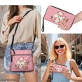 thumbnail image 4 of Yuyamidu Christmas Crossbody Bag for Women with Wallet PU Leather 2‑Piece Set Pink Santa Reindeer Handbag Sling Bag Ideal for Christmas Gift, Daily Use, Shopping, Travel, 4 of 8