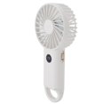 thumbnail image 1 of Small Cooling Fan, Intelligent Digital Display Handheld Fan Lightweight  for Home for Travel White,ice Green, 1 of 8