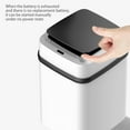 thumbnail image 7 of Deyuer Electric Trash Can Sensitive Mute Odor Isolation Waterproof Automatic Motion Sensor Kick Vibration Rubbish Bin for Home,A One Size, 7 of 7