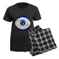 thumbnail image 5 of CafePress - Blue Evil Eye With Gold Accents Pajamas - Women's Short Sleeve Print T-Shirt and Pants Dark Cotton Pajama Set, 5 of 7