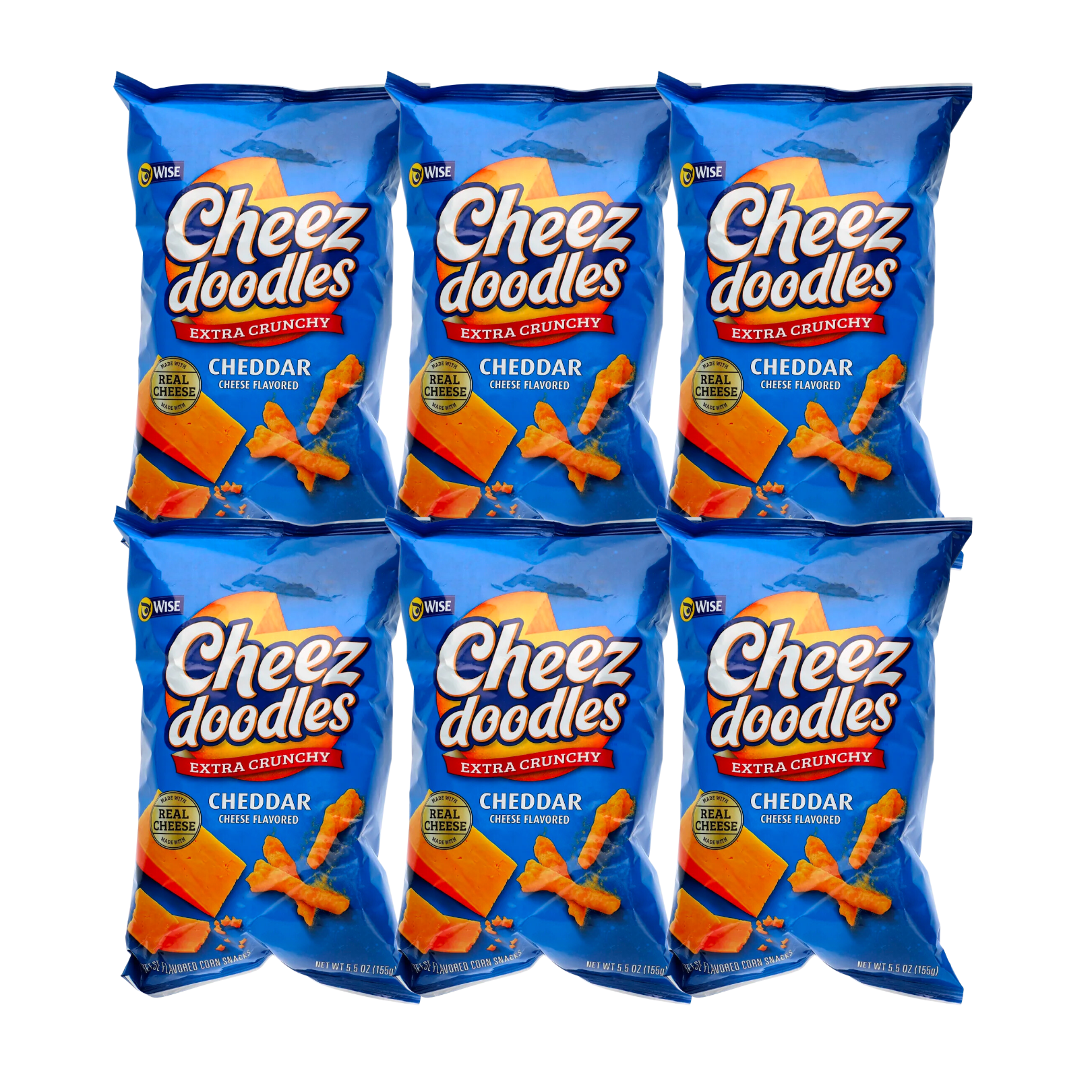 Wise Crunchy Cheese Doodles (5 oz., 6pack)