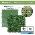 thumbnail image 5 of NatraHedge Premium Boxwood Privacy Mat Panels - Dense Backing for Maximum Coverage, UV Protected & Fire-Rated, Indoor/Outdoor Use, 12-Pack (33 SqFt, Dark Green), 5 of 6