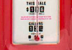 Red Crown 19 Inch x 6" Gasoline Gas Pump Metal Thermometer with Hanging hole Retro Vintage Collectable Gift