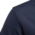 thumbnail image 5 of Nnhblu Men Polyester Short Sleeve V-Neck Casual Men'S T-Shirts Dark Blue XXL, 5 of 9