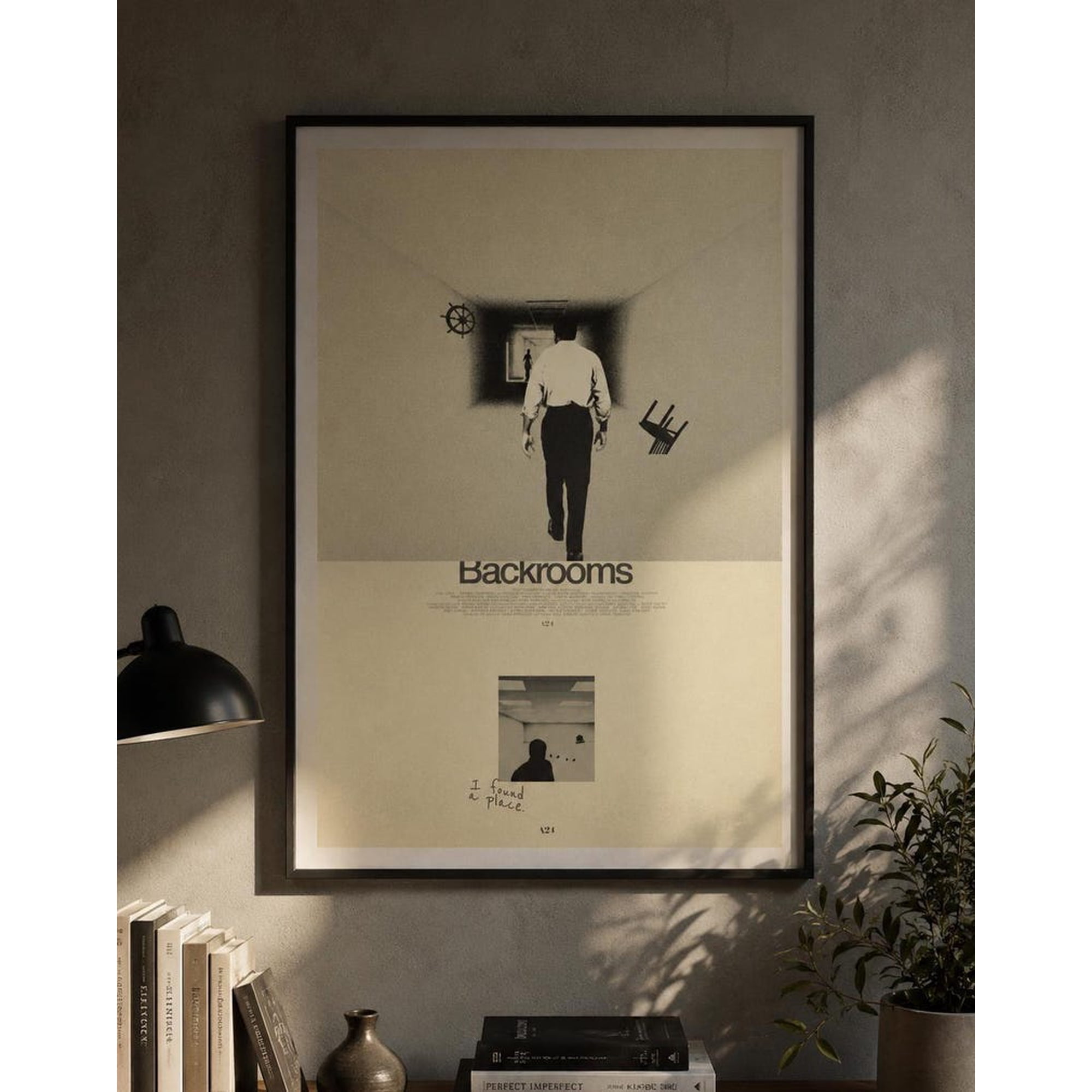 Backrooms (2026) Movie Poster, Horror Movie Wall Art Print Unframed Size 24''x36'' GooGate