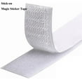 thumbnail image 1 of 20mm Magic Sticker Tape Self Adhesive Strong Double Sided Adhesive with Sticker Pad Fluffy Hook and Loop Fastener White White Stick-on 8Meter, 1 of 6