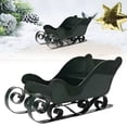 thumbnail image 2 of Clearance Desktop Ornament under $5,Santa Sleigh Christmas Decor Sleigh Sculpture For Table Top Holiday Home Decorations, 2 of 9