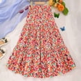 thumbnail image 2 of Girls Clothes Size 14-16 Toddler Girls Summer Solid Casual Sports Skirts Clothes Set for Children Clothes Watermelon Red, 12Y, 2 of 6