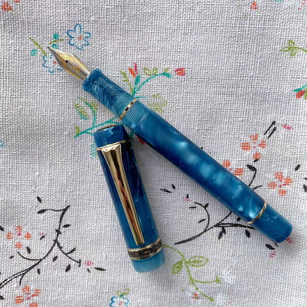 Jesscasday Acrylic Fountain Pen Writing Instrument for Students and Office Professionals