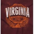 thumbnail image 2 of Virginia VA Student Campus Pride Men's Graphic T Shirt Tees Brisco Brands 3X, 2 of 6
