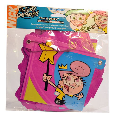 FAIRLY ODDPARENTS PLASTIC TABLE COVER ~ Birthday Party Supplies Decorations Nick 
