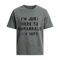 thumbnail image 3 of Kalauyu Graphic Tshirt for Men Letter Print Vintage T Shirt Tees Casual Loose Fit Retro Streetwear Shirts Tops, 3 of 4