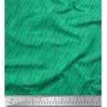 thumbnail image 1 of Soimoi Green Georgette Viscose Fabric Dot Abstract Decor Fabric Printed Yard 42 Inch Wide, 1 of 3