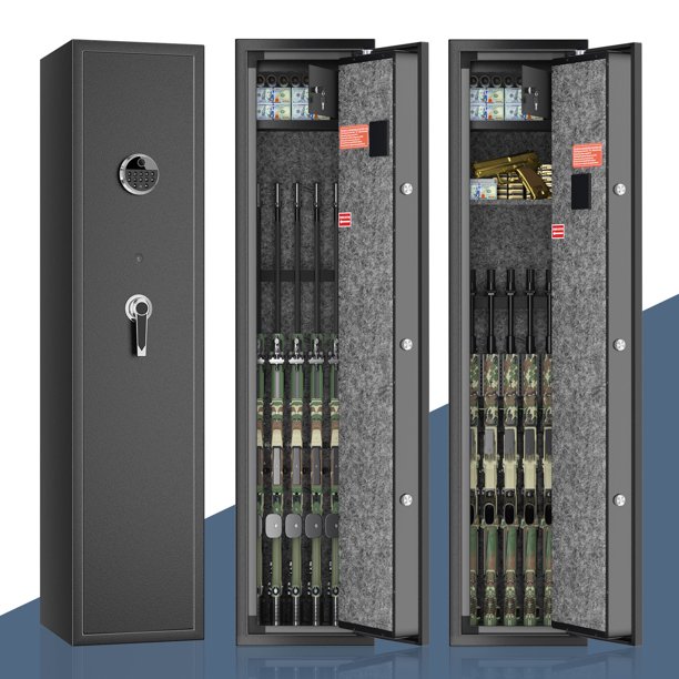 TTLIFE Gun Safes for Rifle and Shotgun, Long Gun Safe for Home Safe