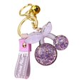 thumbnail image 1 of ruzhgo Keychain with Cherry Pendant Acrylic Bell Keyring Portable Key Chain Decoration Backpack Keys Jewellery Accessory Yellow Purple, 1 of 6