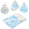 thumbnail image 2 of Iauyy Dish Drying Mat for Kitchen Counter, Super Absorbent & Hanging 16x18 / 18x24 Inch (S/M) Marble Texture, 2 of 8