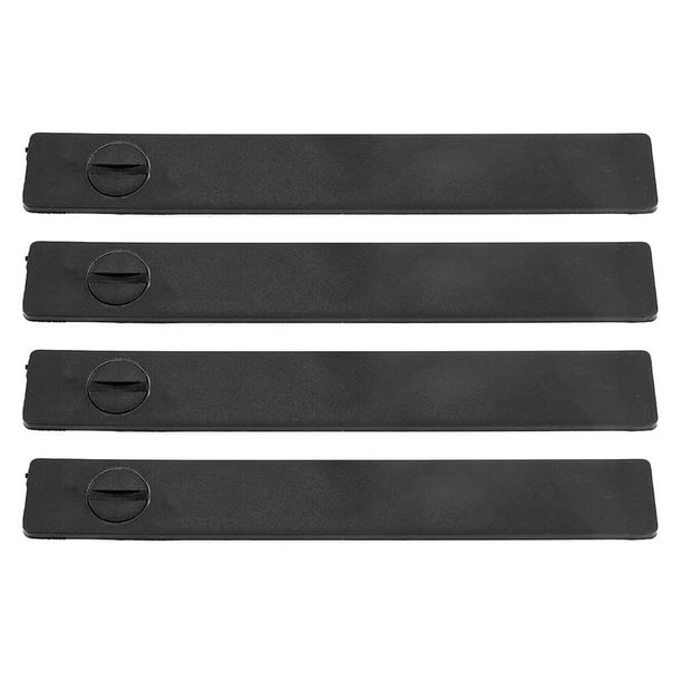 ,4 piezas de moldura para portaequipajes de techo, cubierta de moldura para portaequipajes de techo, accesorio para automóvil Ford, diseño aerodinámico