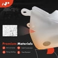 thumbnail image 3 of A-Premium Engine Coolant Overflow Recovery Reservoir Tank with Cap Compatible with Jeep ZJ Series Grand Cherokee 1993-1994, 3 of 6
