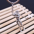 thumbnail image 6 of WHAMVOX Player Keyring Keychain Metal Cool Car Keyring Purse Bag Pendant Decoration Creative Gift Party Favor (Silver), 6 of 8