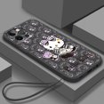 thumbnail image 1 of 2024 Sanrio HelloKitty Catton Liquid Rope For Apple iPhone 15 14 13 12 11 XS XR X 8 7 SE Pro Max Plus Mini Back Phone Case LXY, 1 of 7