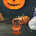 thumbnail image 3 of Décoration de Citrouille d'Halloween Adorable Petite Figurine Statue Résine Résiliente Ornement de Bureau Transformez Votre Espace avec un Design Unique, 3 of 4
