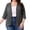 Gray, variant on Plus Size Cardigan for Women 3/4 Sleeve Button Down Cardigans Lightweight Solid Knit Sweater Casual Loose Summer Cover Up Tops